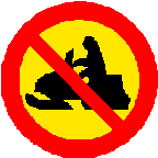 Snowmobiles verboten!